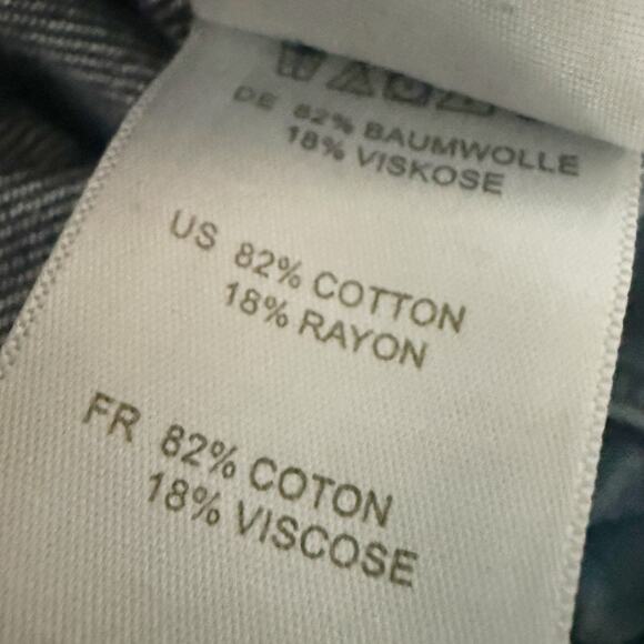 ARTICLES OF SOCIETY | Denim Look Slouchy Drawstring Pants Medium Wash | SIze XL - Picture 8 of 8